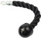 PFativant Musculation Corde de Traction Musculation Accessoire de Tirage pour Machine Musculation Appareil à Poulie/Charege Guide Double Tête-Simple Tête Noir