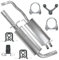Adamot Auspuffanlage Schalldämpferset Auspuff für Audi A3 8L Seat Leon I 1 1M VW New Beetle I 1 9C Golf 4 IV