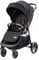 Kinderkraft GRANDE PLUS Stroller pushchair for toddlers from Birth to 22 kg, Extra-large hood, Lie-flat position, Folding with one hand, Shock absorption on all wheels, Black