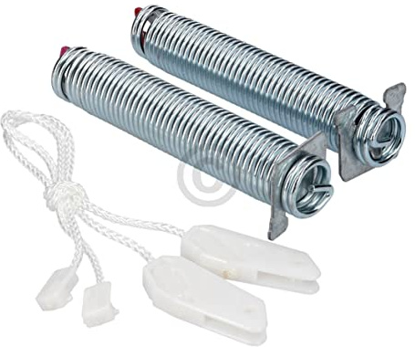 ensipart Türfeder Reparatursatz mit Seilzug für Spülmaschine kompatibel wie Türscharnierfeder Siemens 00754873 für Geschirrspüler