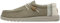 Hey Dude Wally Linen, Mocasines, para Hombre, Color Verde. - Lona Talla: 43 EU