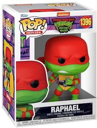Funko Pop! Movies: Teenage Mutant Ninja Turtles (TMNT) Raphael - Vinyl-Sammelfigur - Geschenkidee - Offizielle Handelswaren - Spielzeug Für Kinder und Erwachsene - Movies Fans