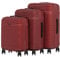 OCHNIK Kofferset | Hartschalenkoffer | Farbe: Maroon | Reise-Koffer mit 4 Rollen | Größe: S/M/L | Trolley Handgepäck | Langlebig | Mit ABS | Hohe Qualität