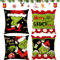 Seasboes 4 Stück Kissenbezug Weihnachten, Weihnachtskissen 45x45, Lustige Deko Weihnachten, Kissen Lustige Weihnachtsdeko, Weihnachts Kissenbezüge, Kissenhülle Kissenbezug Weihnachten Lustige Deko