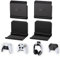 PlayVital FOLD Wandhalterung Controller für PS5/4,Gaming Kopfhörer Ständer,Faltbarer Wandständer für Xbox Series X/S,Switch Pro,Halter für Xbox Wireless Headset, für Pulse 3D Headset-Schwarz(4 Stück)