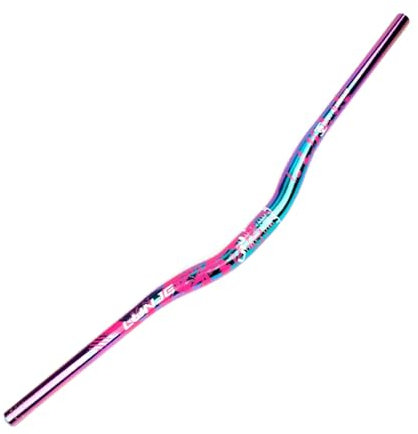 YLME MTB-Lenker, 31,8 * 720/780Mm MTB-Lenker in Schwalbenform, MTB-Lenker Fahrradlenkererhöhung Aus Aluminiumlegierung, Für BMX MTB,C pink,780MM