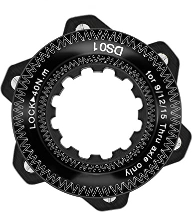 Lega di alluminio Centerlock Adattatore a 6 fori Bike Disc Center Lock Hub Conversion 6 Bolt Disco Freno Rotore Accessorio Ciclismo