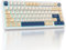 SOLIDEE mechanische Gaming Tastatur 75 Prozent mit Knopf,Bluetooth 5.0/2.4GHz/USB-C Gasket Mount Tastatur,hot-swap-fähige mechanische mit South Facing RGB Hintergrundbeleuchtung(Soy Milk)