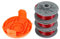 CDIYTOOL 5364 Trimmer-Ersatzspule, kompatibel mit Gardena Turbo Trimmer SmallCut Artikel 2401, 1,6 mm Rasentrimmerspule für Gardena 5364, mit 5328-20 Abdeckung (3 Spulen + 1 Abdeckung)