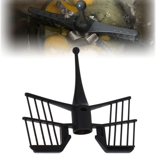Accesorio Batidor de Mariposa para ThermomixTM5/TM6/TM31, Repuestos para Procesadores de Alimentos para Batir Masa, Salsa y Crema - Universal (Negro)