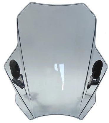 Parabrisas Motocicleta para Royal,para Enfield para Hunter 350, Protector Parabrisas Pantalla Ahumada Deflector Motocicletas Motocicleta Parabrisas Universal Moto Parabrisas(Light Grey)