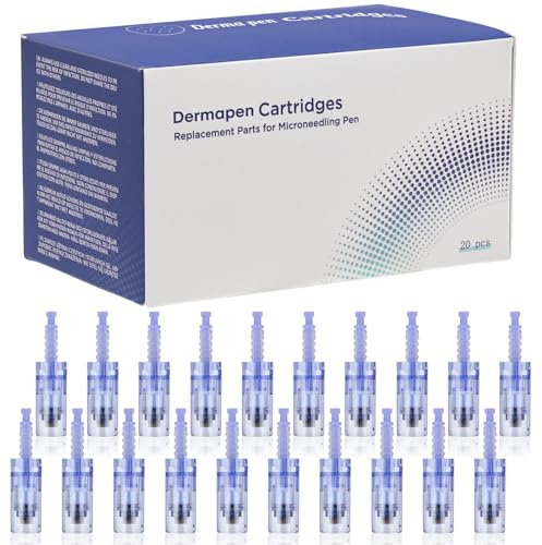 36 Nadeln Microneedling Ersatzpatronen, Ersatznadeln für Dermapen Ultima A6/A10 Mikro Kartuschen mit Bajonettschlitz (20 Stück)