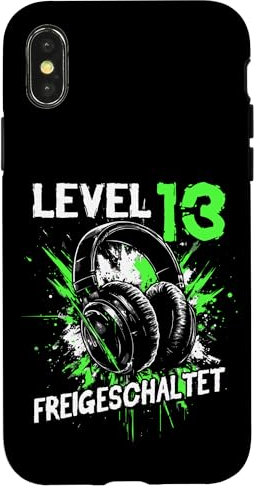 Level 13 Freigeschaltet Zocker | Gamer Hülle für iPhone X/XS