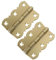 CTIRCHIU 2Pcs Hinges for Pianos Durable Brass Hinges with Prevention for Music Stands and Cabinet Doors Golden Finish