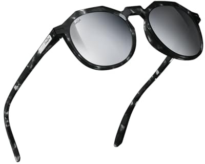 Sungod Zephyrs™ Sunglasses - Lightweight Eyewear with UV400 Protection Frame - Black tortoise Chrome