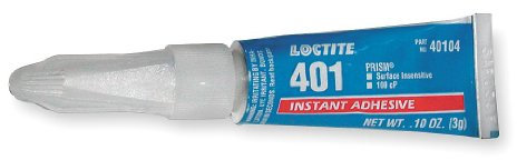 Loctite 233641 Clear 40104 401 Prism Surface Insensitive Instant Adhesive, 3 mL Tube by Loctite