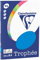 Clairefontaine 4111C - Ries Druckerpapier / Kopierpapier Clairalfa PPP, DIN A4, 80g, 100 Blatt, Karibikblau, 1 Ries