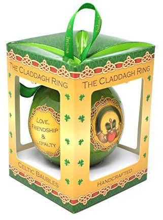Royal Tara Claddagh Ring Irish Christbaumkugel-Ornament