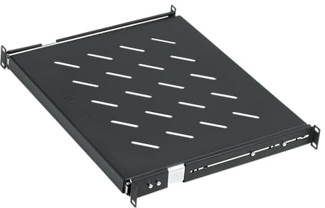 Gator Rackworks Universal Rack Mounting 1U Sliding Shelf with 13.8 Depth, (GRW-SHELF1SLD)