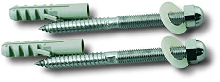 Anzapack 802021M - Juego De Tornillos Para Fijacion De Inodoro Acero Inox