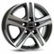 Borbet CWD mistral anthracite glossy polished 6x15 ET68 5.00x118 Hub Bore 71.10 mm - Alu felgen