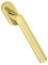 JUVA Maniglia per finestra anta ribalta maniglia per finestra in acciaio inox a forma di L WH2171 | Finestra a oliva con griglia a 90° per anta ribalta | Ottone rivestito PVD | 1 Pezzo