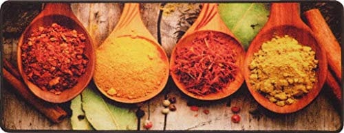 Fußmatte Schmutzfangmatte Küche Küchenläufer Deco-Flair Kitchen Gewürze 45 x 75 cm rutschfest und waschbar