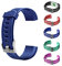 AGZHU Cinturini di ricambio, cinturini regolabili, cinturini colorati, cinturini di ricambio for smartwatch ID115Plus HR, Blu, Taglia unica