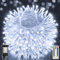 Ollny Fairy Lights Mains Powered, 40m 400 LED Outdoor String Lights, Cool White Waterproof Garden Light with Plug/Timer/8 Modes/Dimmable for Outside/Indoor/Window/Wedding Decorations