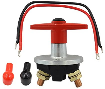 Interrupteur d'arrêt à courant élevé 300A, Asudaro 12V-60V Coupe Circuit Batterie Interrupteur d'alimentation principal à courant élevé Pour Voitures, Camionnettes, Camions, Bateaux