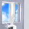YIFOV AC Window Seal, Portable Universal Window Kit for Mobile Air Conditioner Unit and Tumble Dryer 400cm/158Inch,Hot Air Stop Air Exchange Guards with Zip and Adhesive Fastener