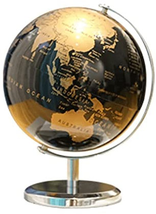 POCHY hübsch Globen Retro-Mini-Weltkugel, geografische Weltkugel, Bürodekoration, pädagogischer Globus, 5,5 Zoll, antiker Globus praktischMode