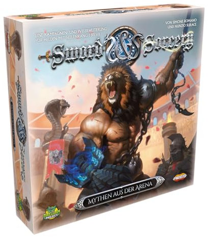 Ares Games, Sword & Sorcery – Mythen aus der Arena, Kampagnen-Erweiterung, Expertenspiel, Dungeon Crawler, 1-5 Spieler, Ab 13+ Jahren, 30-150 Minuten, Deutsch