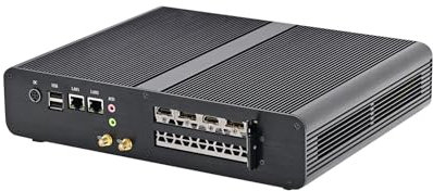 HUNSN 8K Mini PC, Gaming Computer, HTPC, Kodi, Core I7 12700H, BM33k, Wi-FI 6, RTX3060 12G Graphic, 2 x HDMI, 2 x DP, Full-Featured Type-C, 2 x LAN, Barebone, NO RAM, NO Storage, NO System