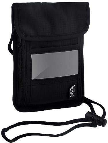 TNSLAND Brustbeutel Unisex Reisegeldbeutel mit RFID-Schutz Wasserdicht Passport Tasche Organizer für Herren Damen Kinder Jungen Mädchen Maximale Sicherheit für Smartphone und Reise Dokumente (C)