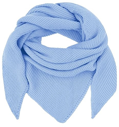 Glamexx24 Damenschal Herrenschal Dreieckstuch Halstuch damen Warmer Strickschal in viele Farben aus Italien Weicher angenehm zu tragen