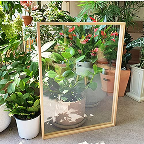Poster photo frames, Certificate/Picture Wood Textured Picture Frame Double Sided Photo Frame With Acrylic Transparent Lens For Plant Specimen Decoration Home Decor ( Color : Wood Color , Size : A2 (4