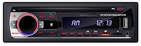 Yinchus Reproductor de Coche Modelo 520 USB Plug-In Radio Bluetooth Manos Mp3 Reproductor Corto Lossless Music Universal