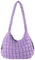Kexpery Cloud Hobo-Tasche für Damen, großes Fassungsvermögen, gesteppt, Blasen, Crossbody-Tasche, einfarbig, modisch, gepolstert, Schultertaschen, violett, 270*71*200mm/10.62*2.79*7.87inch