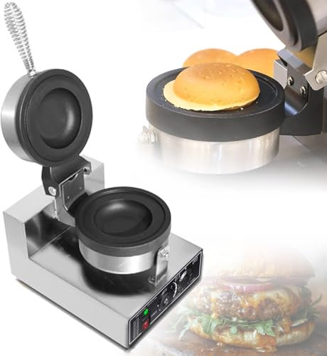XNXYSMKJ Macchina per Hamburger per Gelato, Macchina per Hamburger per riempimento Gelato Domestico, Pressa per Hamburger Commerciale, Pressa per Hamburger elettrica (220v)