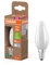 Osram Energy Class LED-Lampe in klassischer Minikerzenform, 2.2 W / 470 lm, EEK A, kaltweißes Licht (4000 K), CRI 80, aus gefrostetem bleifreiem Glas, E14 Sockel, IP20, 35 mm Durchmesser.