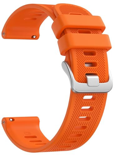 Vancle 20mm Uhrenarmband Damen Herren, Neues Wasserdichtes Twill Silikon Smartwatch Armband 20mm Smartwatch Zubehör Atmungsaktives Ersatzarmbänder für Frauen Männer