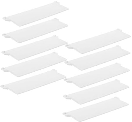 Gadpiparty 10 Pezzi Piastra inferiore pezzi di ricambio per tende portacorda cieco kit riparazione oscuranti per finestre tende per finestre clip per tende verticali tapparelle del bagno pvc