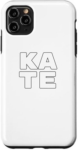 iPhone 11 Pro Max KATE Personalized Retro Girls Custom KATE Name Case