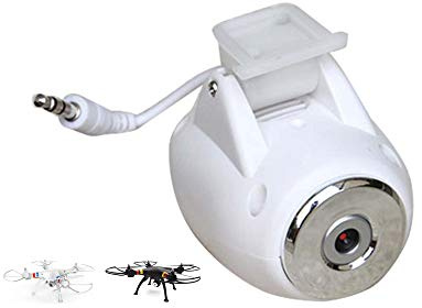 Universal FPV POV Kamera für Syma X8C X8HW, leichte RC Cam Ersatzkamera mit 3,5mm Klinkenstecker für ferngesteuerte Drohnen Quadrocopter Quadcopter Helikopter Flugzeuge Spielzeuge, Bastler, DIY