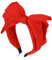 Bandeau rouge avec nœud double couche - Accessoire de cheveux pour femme - Pour Noël, fête, cosplay