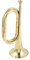 Bugle Horn Trompete - Vintage Style Kavallerie Trompete Orchester Musikinstrumente | Perfekt für militärische Zeremonien, Fanfarenshows, Sammler, einfach zu