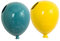 Generico 2 Set Vaso Di Fiori A Palloncino in Ceramica Fioriera Da Parete Adesivi Murali Floreali Kit Pilastri Per Palloncini Ghirlanda Di Palloncini Kit Palloncini 2 Pezzi * 2