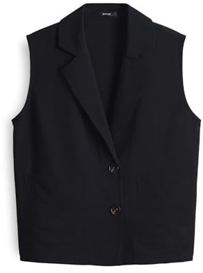 OPUS Damen Weste | Weste WILESSA Regular Key-Piece für individuelle Looks black, 42