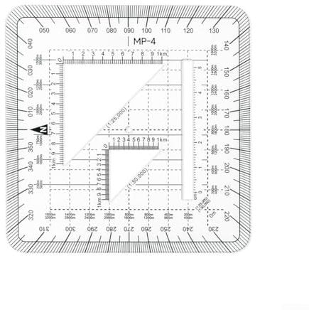 Outdoor Navigation Winkelmesser, Landnavigationskarte Erkundung Vermessung Goniometer, für Outdoor Navigation Wandern Orientierung